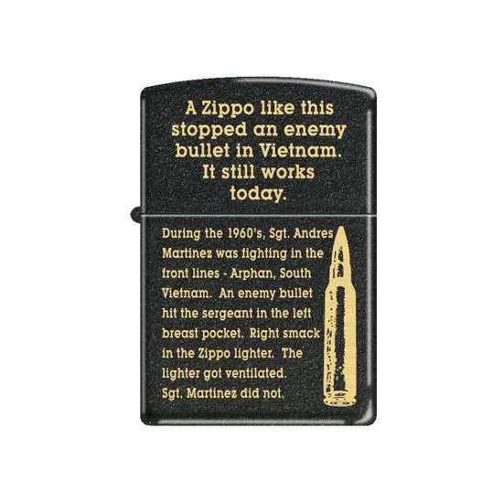 فندک زیپو مدل Zippo Planeta Catching Bullet کد MP324003 236